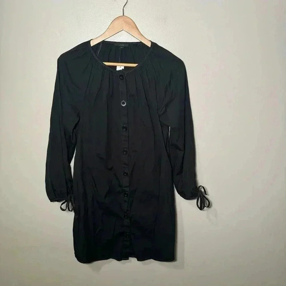 NWT J CREW poplin shirt dress XS - Picture 2 of 5